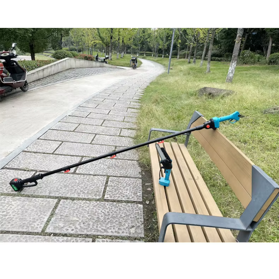 Акумуляторний набір 3в1 Секатор-ножиці садові Пила Висоторіз-штанга 2 м, неповоротний | Зображення 5