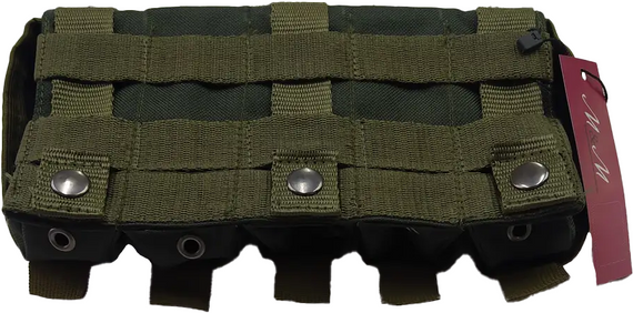 Підсумок для пострілів ВОГ 5шт MOLLE M&M Вид 2 Olive Green Хакі (213348) | Зображення 4