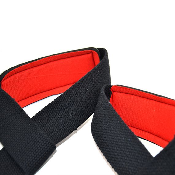 Лямки для тяги MadMax MFA-267 PWR Straps Black/Grey/Red | Зображення 3