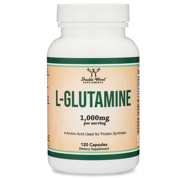 Глютамін Double Wood L-Glutamine 500 mg 120 Caps