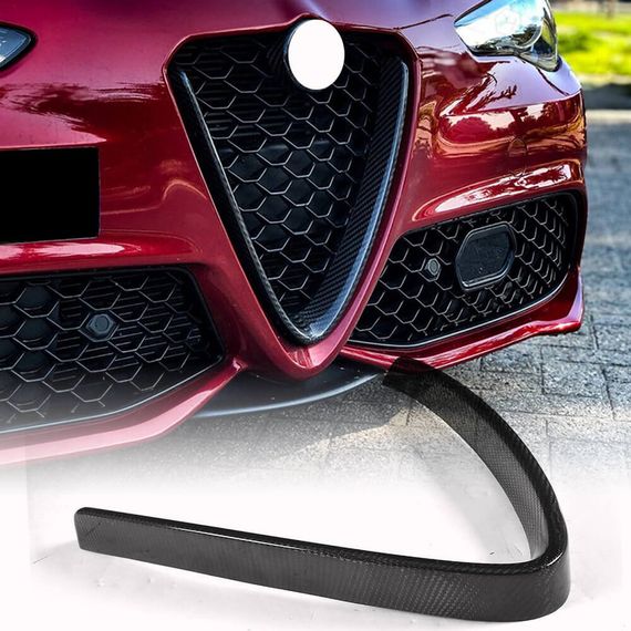 Накладка на решетку радиатора (для Sport/Quadrifoglio) для Alfa Romeo Giulia 2016-2022 гг