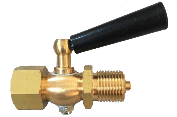 333212 3-ход. запорный кран для манометра (муфта-штуцер) Tervix Pro Line M1 Valve PN 16, 1/2"х1/2" | Зображення 2