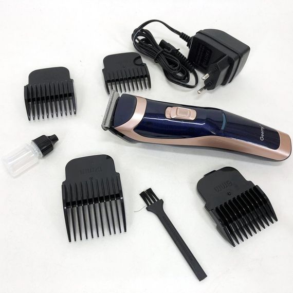 Профессиональная машинка для стрижки волос с насадками Gemei GM-6005, Триммер VE-563 для висков | Зображення 7