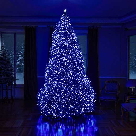 Світлодіодна гірлянда «Різдвяна фея» 100 м, 1000 LED, чорний дріт, IP65 | Зображення 4