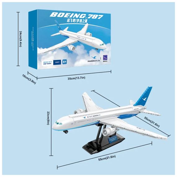 Конструктор Pantasy Joyside Series BOEING 787 (11017) | Зображення 4