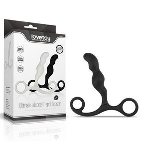 Массажер простаты - Anal Indulgence Collection Ultimate Silicone P-Spot Teaser Black sexstyle