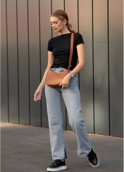 Сумка жіноча Sambag Leoma KOR Коричнева 29 х 7 х 16 см (53090027) | Зображення 5