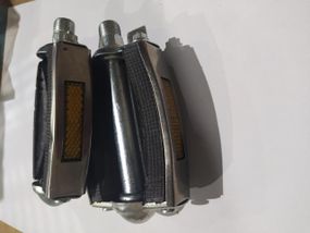 Педали велосипедные   (с катафотами, металл, овал)   OEM