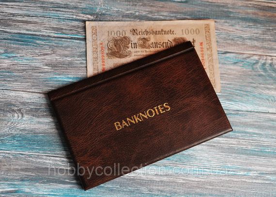 Альбом на бони кишеньковий BANKNOTES (XXL) 215х145 - 20 листів | Зображення 1