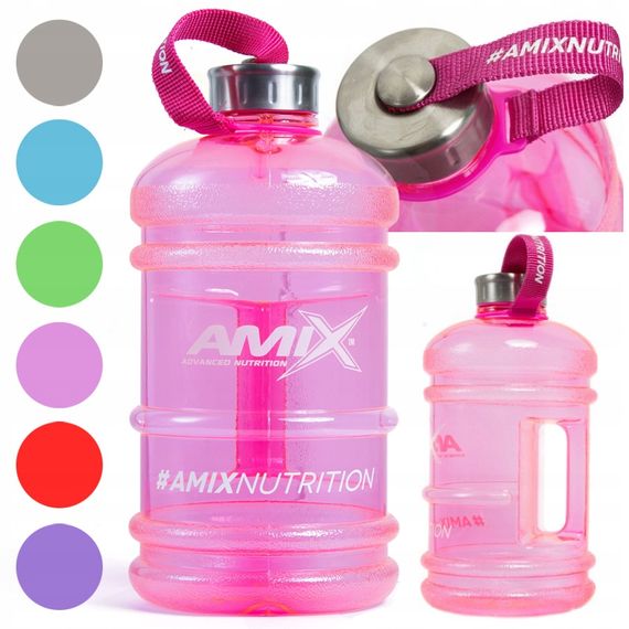 Бутылка для воды Amix Nutrition Water Bottle Amix 2200ml Pink | Зображення 1