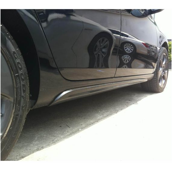 Бокові пороги (для GTI HB 2010-2013, Карбон) для Volkswagen Golf 6 рр | Зображення 1