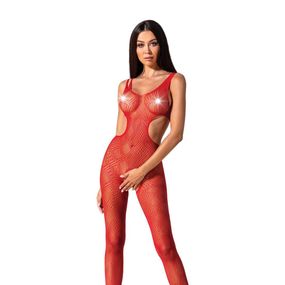 Еротичний бодістокінг з малюнком Passion BS085 red, One size