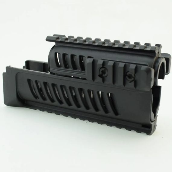 Цевье FAB Defense усиленное  для АК-47/74 совместимое с обвесом из полимера Черное