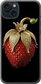 Чохол на iPhone 15 Plus Полуниця v3 із силікону FCh_008503