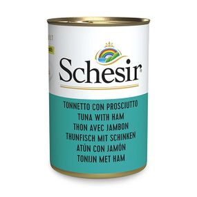 Schesir Tuna with Ham влажный корм с тунцом и ветчиной для котов 140 гр