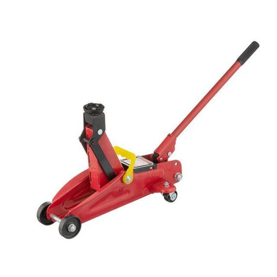 Домкрат гідравлічний підкатний 2 т, висота підйому 135-345 мм, в кейсі INTERTOOL GT0103 | Зображення 1