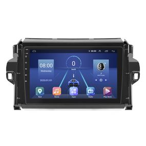 Штатная магнитола Lesko для Toyota Fortuner II Рестайлинг 2020-н.в. экран 9" 2/32Gb 4G Wi-Fi GPS Top