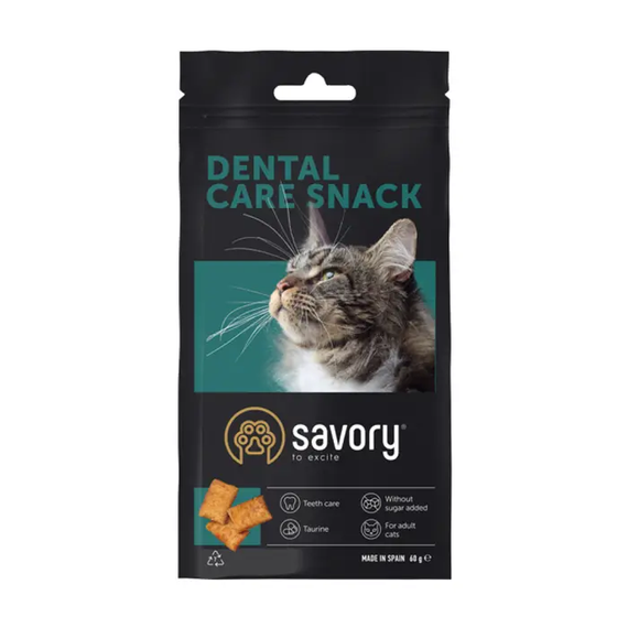 Лакомство для кошек Savory Snack Dental Care, 60г