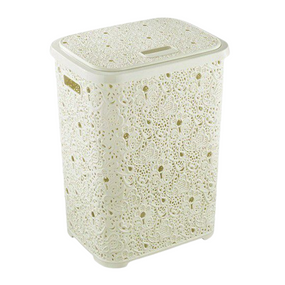 Кошик для білизни 67л бежевий Ажур ELIF