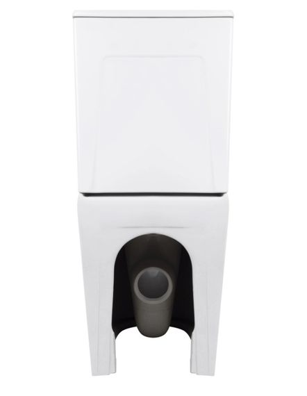 Унітаз підлоговий Qtap Virgo Ultra Quiet з сидінням Slim Duroplast/ Soft-close/ Quick Release QT18226092AW | Зображення 4