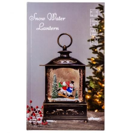 Новорічний нічник вінтажний ліхтар XMAS WDL-24073A 27 см (47695-10098_989) | Зображення 7