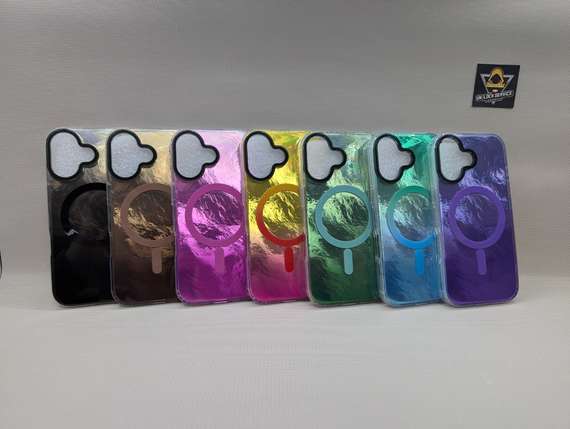 Чохол для Iphone 17 TPU MagSafe з кольоровим градієнтом Чорний | Зображення 1