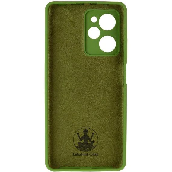 Чохол Silicone Cover Ummi Lakshmi Full Camera (AA) для Xiaomi Poco X5 Pro 5G Зелений / Dark green | Зображення 2