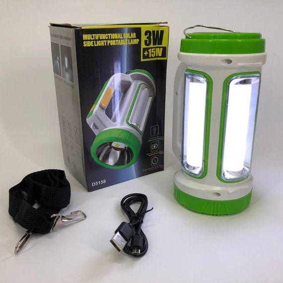 Аккумуляторный кемпинговый фонарь 5158-LED-COB | Аккумуляторная лампа для кемпинга | Фонарь YZ-207 для кемпинга | Зображення 7