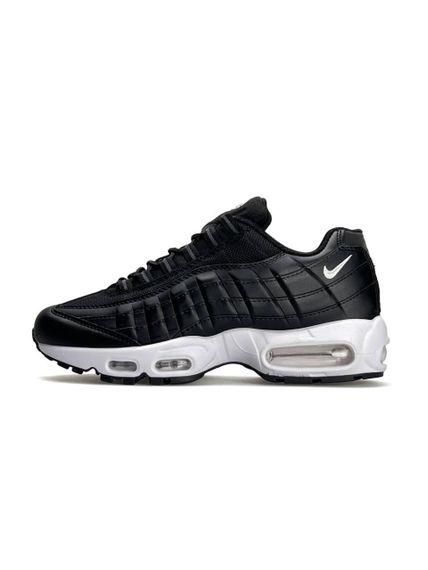Чоловічі кросівки Air Max 95 All Black White весна / літо / осінь A3858