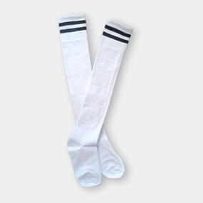 Футбольные гетры детские унисекс ТМ TwinSocks Белый, 22-24(33-37)