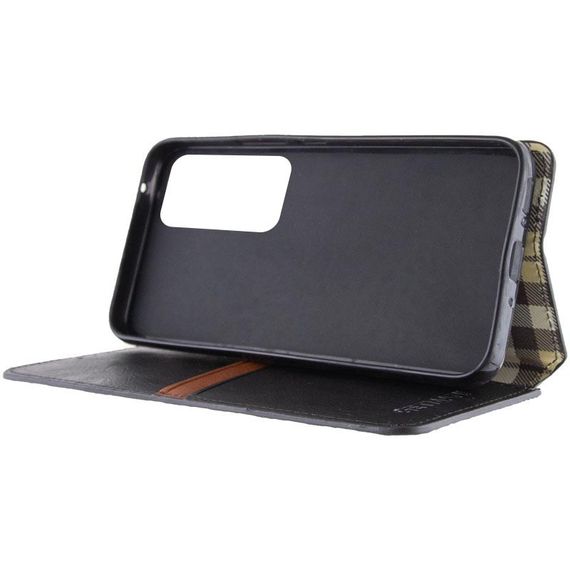 Шкіряний чохол-книжка GETMAN Cubic (PU) для Samsung Galaxy M35 5G Чорний | Зображення 4