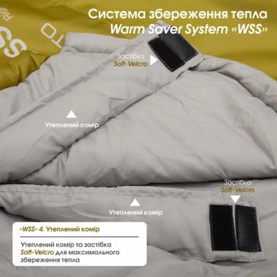 Спальный мешок Mousson PLATO R Olive (9044) | Зображення 4