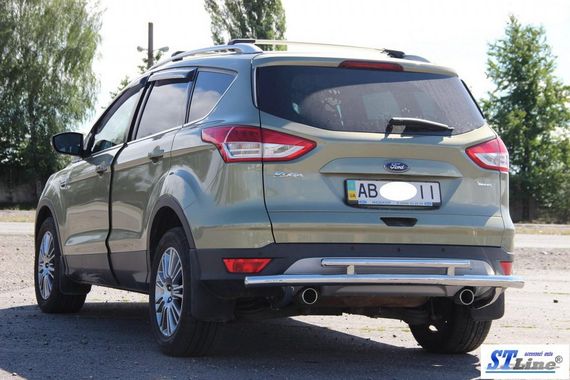 Задня дуга AK002-2 (нерж) для Ford Kuga/Escape 2013-2019 рр | Зображення 2