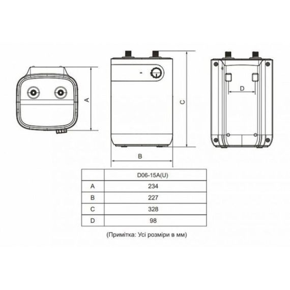 Водонагрівач MIDEA D06-15A(U) | Зображення 7