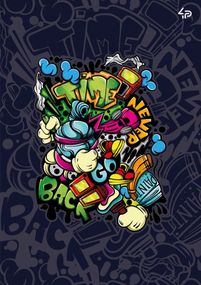 Блокнот 4Profi Graffiti comics 48 листов  формат А5 904600
