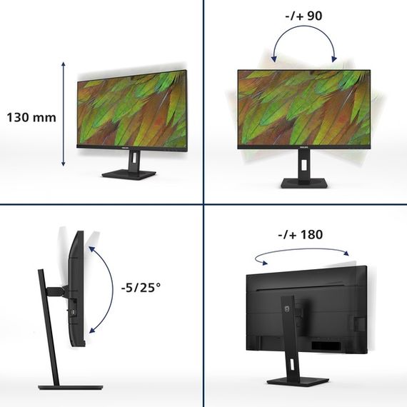 Монiтор 27" Philips 27B1U3900/00 Black | Зображення 7