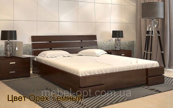 Дерев'яне ліжко Далі Люкс із механізмом 160х190 см Arbor Drev 180х200 | Зображення 3