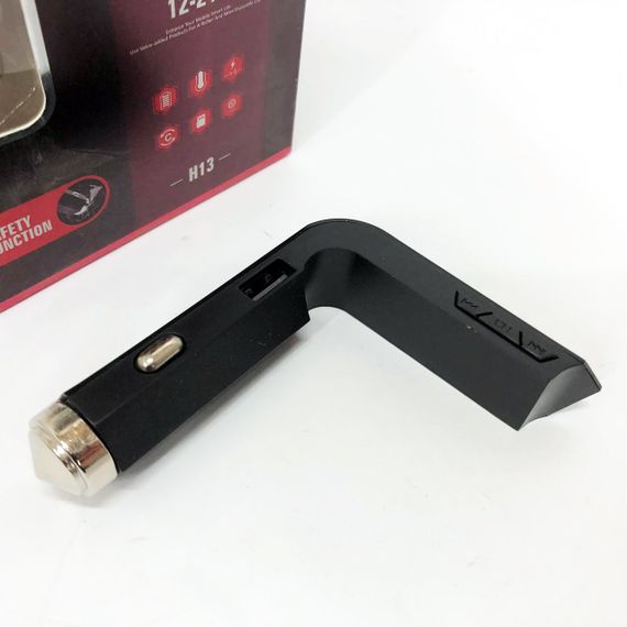 Автомобільний MP3 Трансмітер FM-модулятор HZ H13 LCD AUX/USB, Bluetooth фм передавач для автомагнітоли | Зображення 1