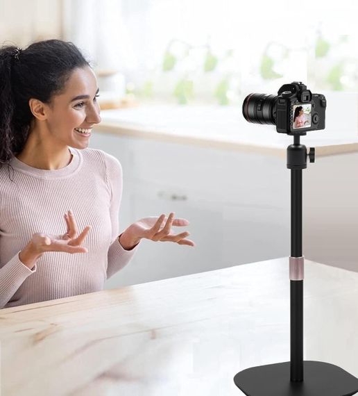 Регулируемый настольный штатив AYIZON 31-46 см для вебкамеры, смартфона, металлическая стойка для проектора | Зображення 6
