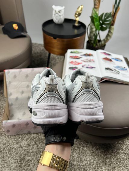 Мужские кроссовки New 530 Premium  White Silver весна / літо / осінь A3661 | Зображення 2