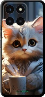 Чохол на Huawei honor X6A Білий кіт "5646b-3340-2448"