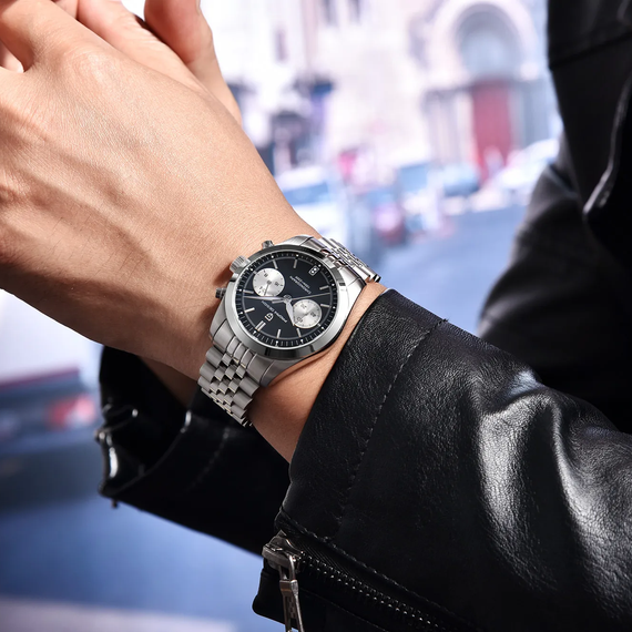 Чоловічий годинник Pagani Design PD-1775 Silver-Black | Зображення 2