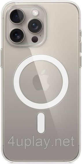 Оригинальный чехол Панель Apple MagSafe Clear Case для iPhone 15 Pro Max (MT233ZM/A)