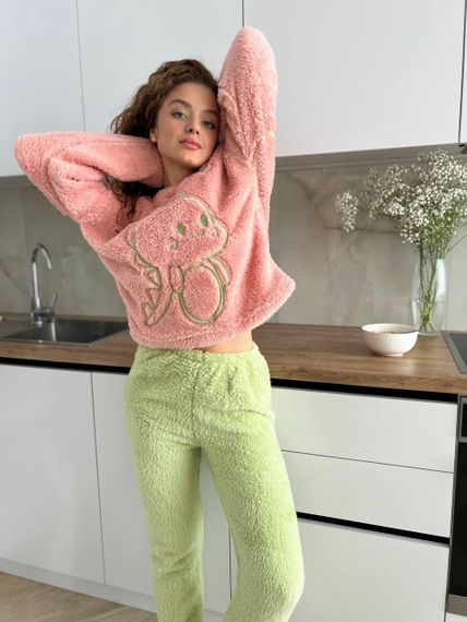 Пижама женская Розовая XL (2505)