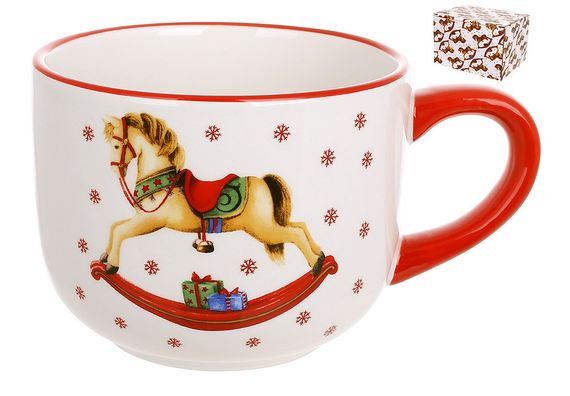 Великий чайний кухоль з порцеляни преміум-класу Equine Gold: Imperial, 500 мл | Зображення 1