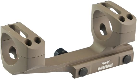 Кріплення-моноблок Warne X-Skeleton Mount. d - 30 мм. Ultra High. Weaver/Picatinny. FDE | Зображення 2
