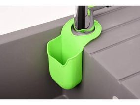 Органайзер силіконовий, зелений, підвісний FALA для губки, 200х 100 мм VR-74789