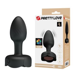 Анальна пробка з вібрацією PRETTY LOVE Olman, 10 Wibracji, Silikon Sex Aura