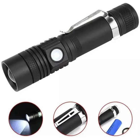 Светодиодный рабочий фонарь перезаряжаемый портативный, Фонарь для дома с зарядкой от розетки XU-33 | Зображення 2