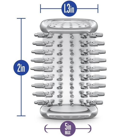 Насадка STAY HARD-COCK Sleeve 01, CLEAR, Бесцветный прозрачный | Зображення 3